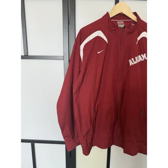 Vintage 90s Nike Alabama Jacket men's Large Fit Storm Football College Preppy